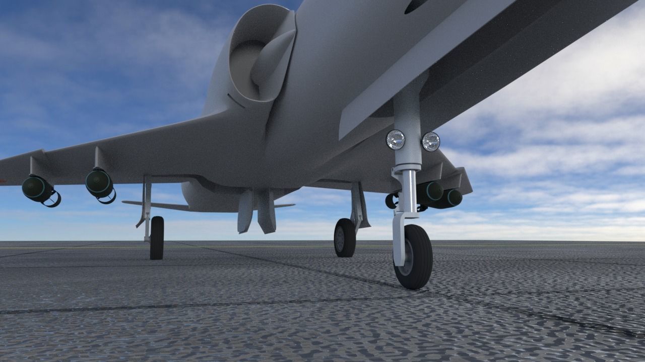 HAL HF-24 Marut 3D model_4