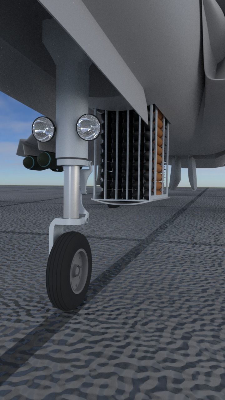 HAL HF-24 Marut 3D model_6