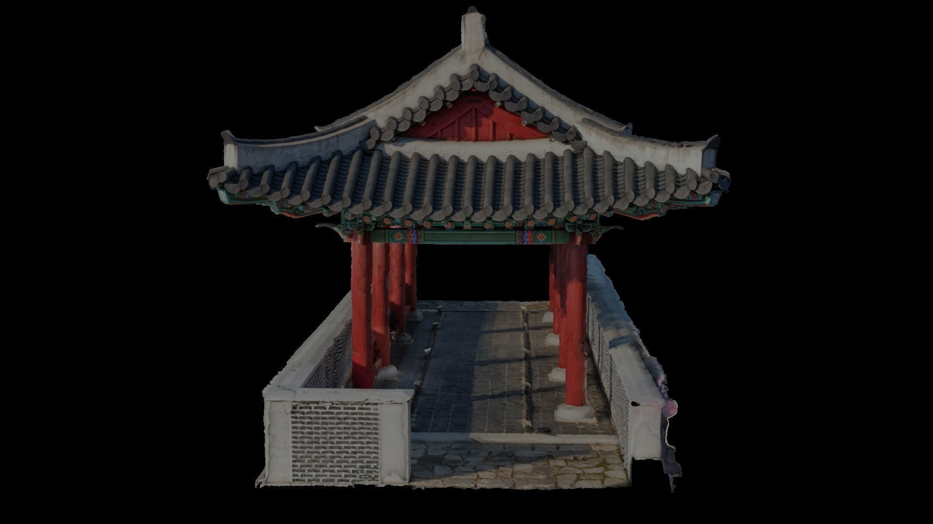 Miryang Eupseong Fortress 3D model_5