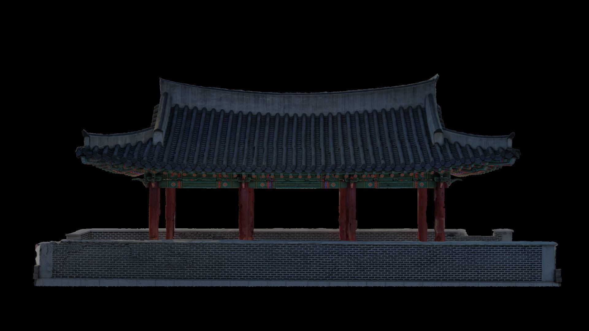 Miryang Eupseong Fortress 3D model_6