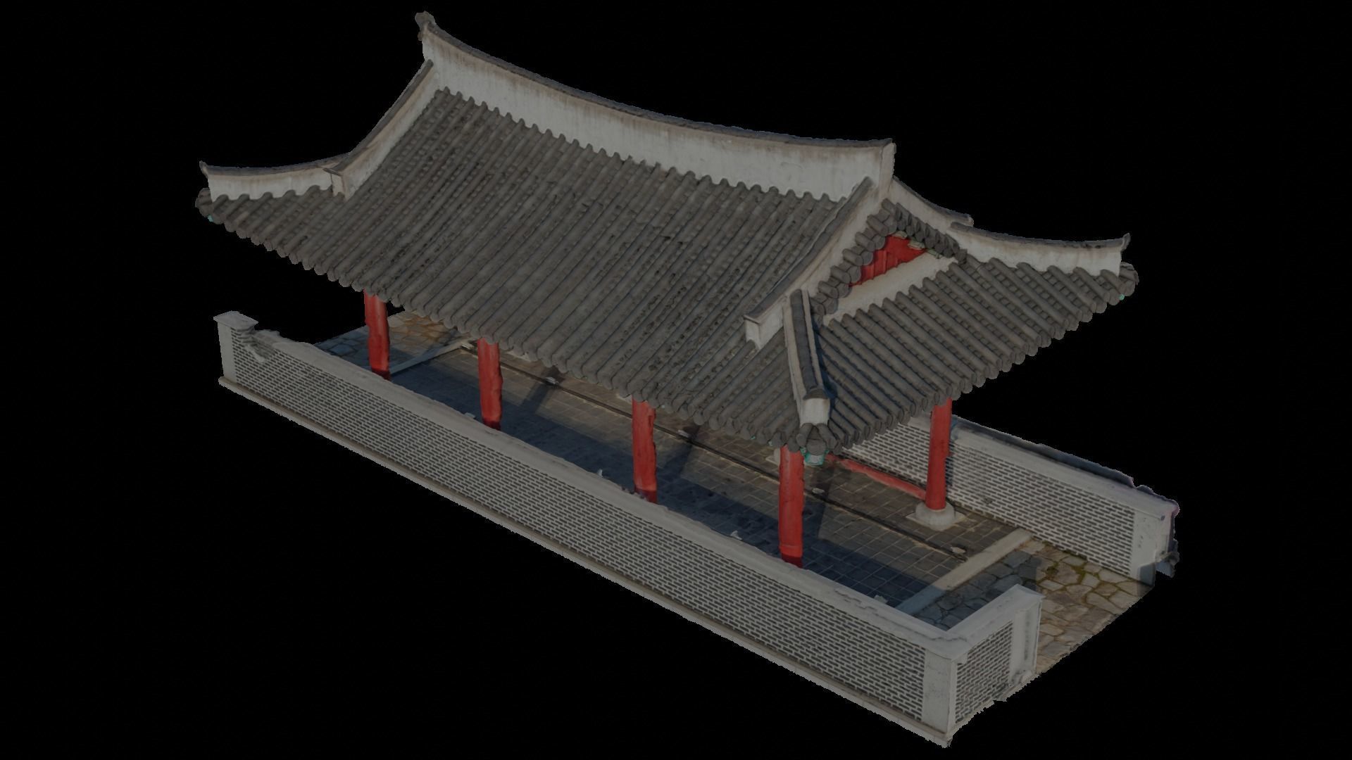 Miryang Eupseong Fortress 3D model_3