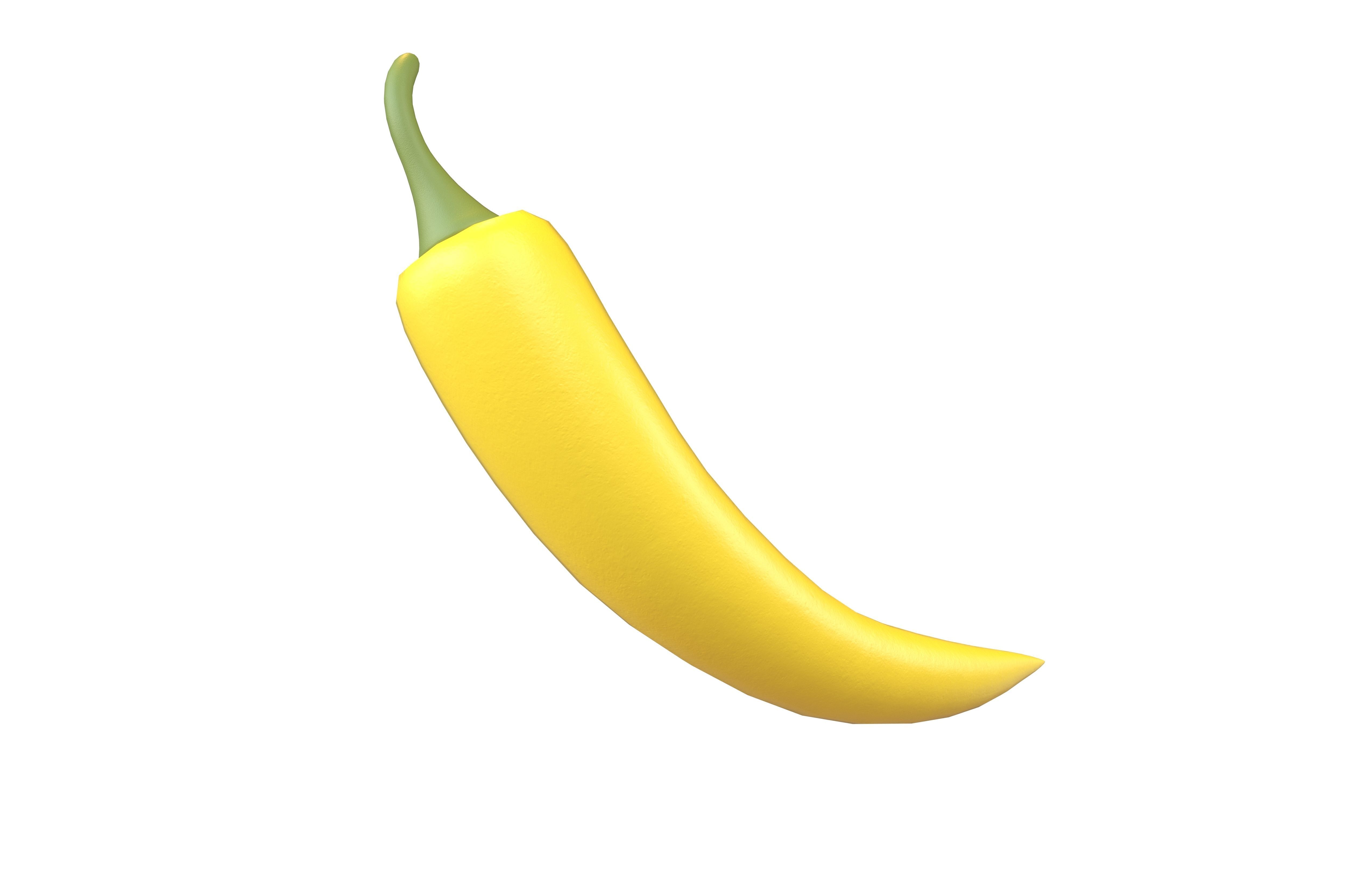 Chili Pepper v1 003 Low-poly 3D model_3