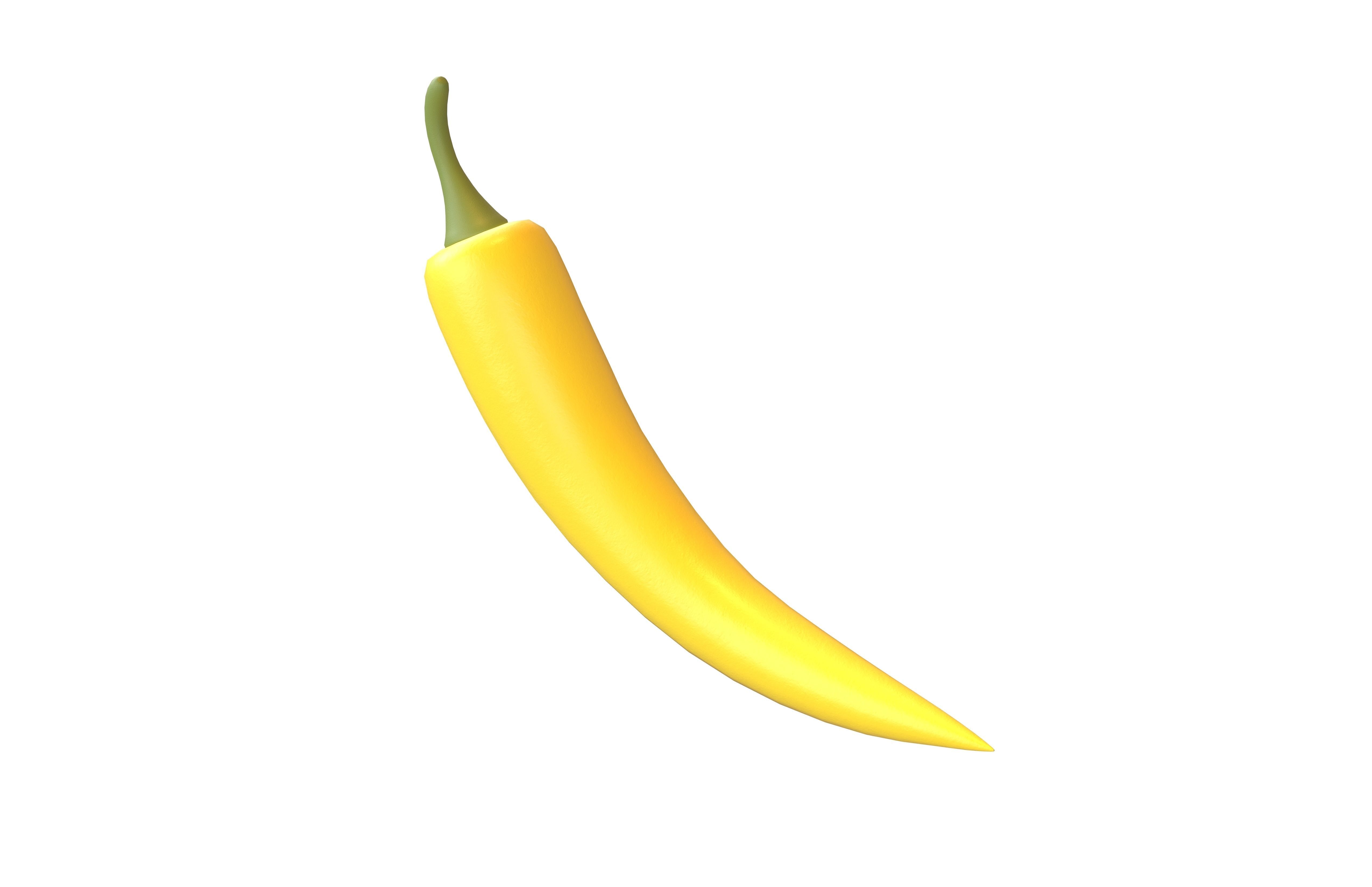 Chili Pepper v1 003 Low-poly 3D model_2