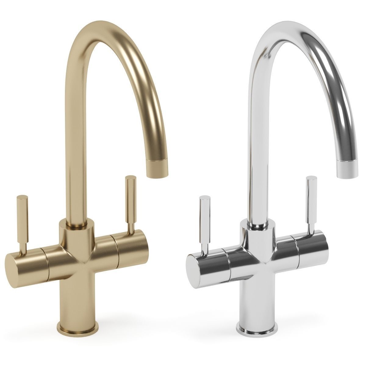 CRISTINA kitchen faucet collection 01 3D model_1