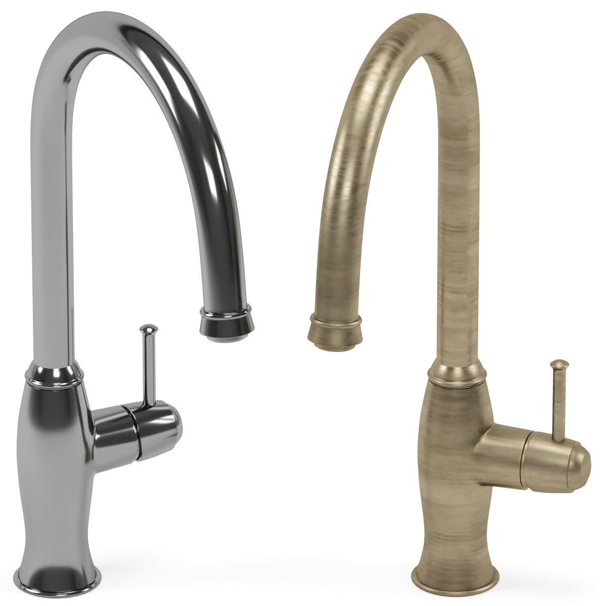 CRISTINA kitchen faucet collection 01 3D model_2