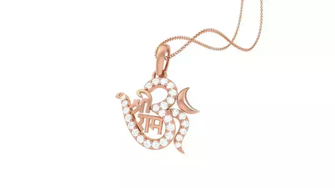 Shree Ram Pendant 3D print model