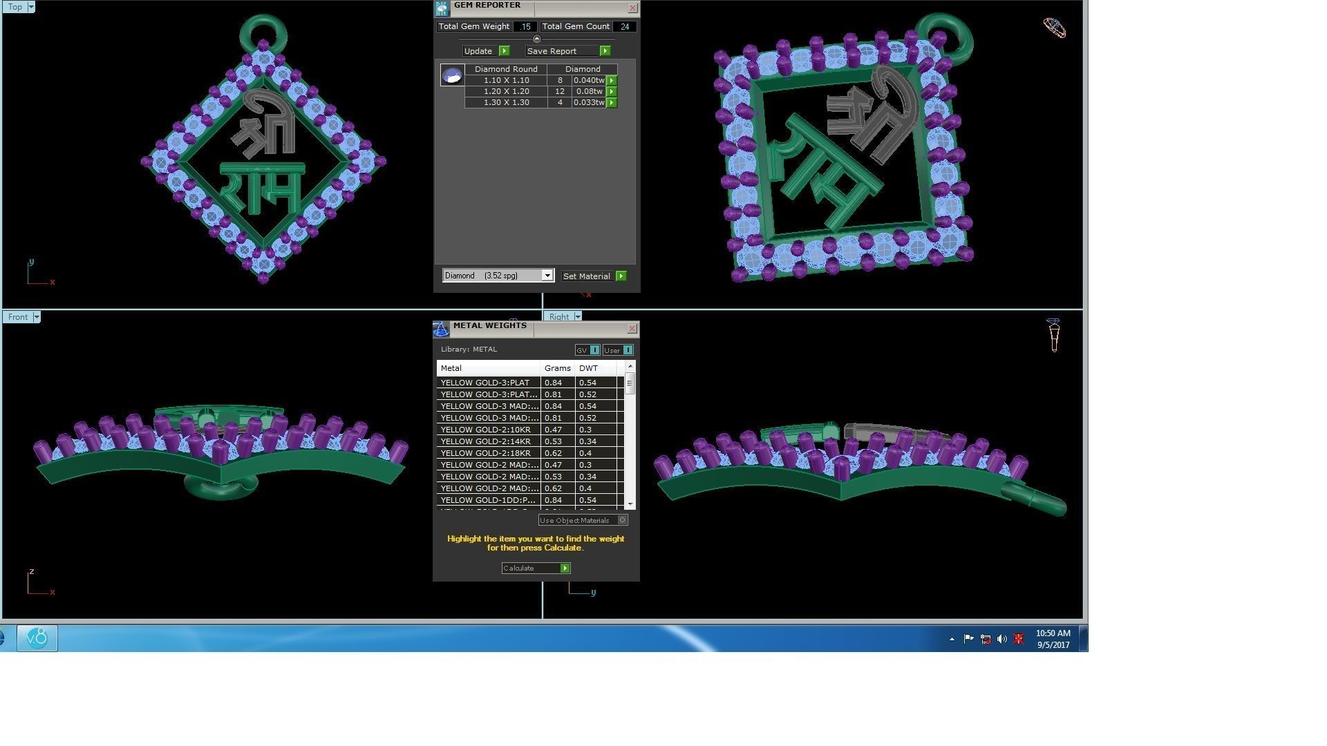 Shree Ram Pendant 3D print model_3