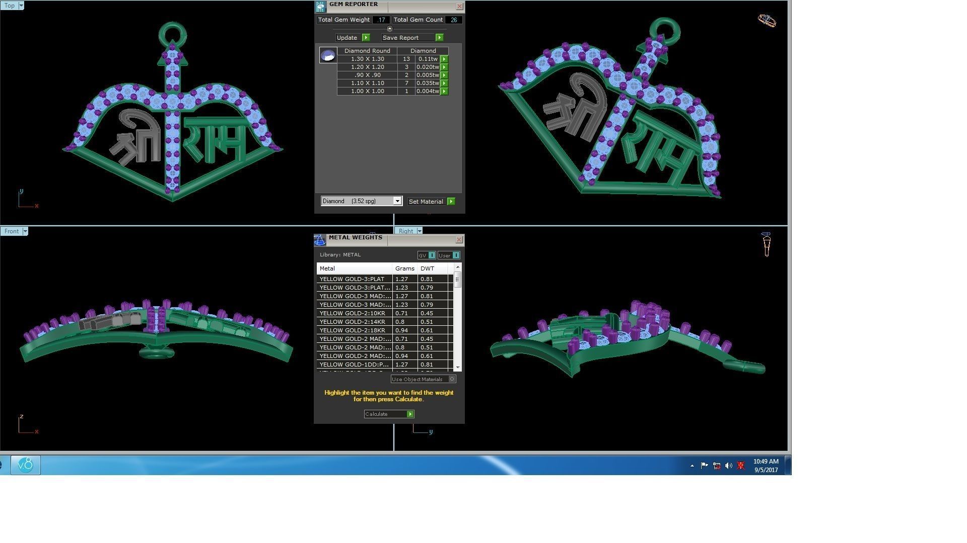 Shree Ram Pendant 3D print model_4