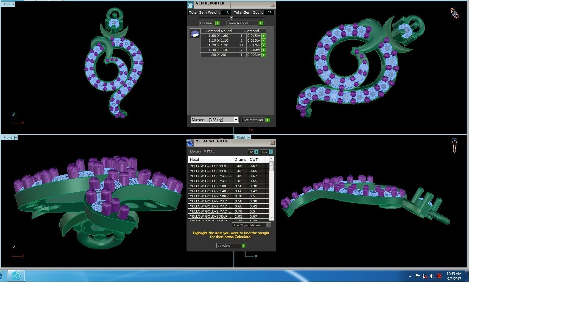 Spiritual Om Pendant 3D print model_4