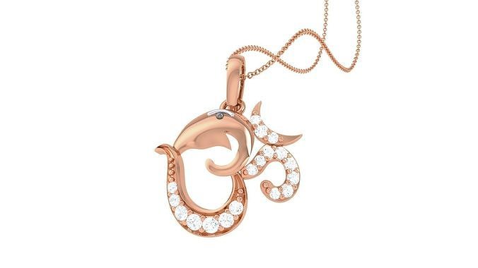 Spiritual Oum Pendant 3D print model