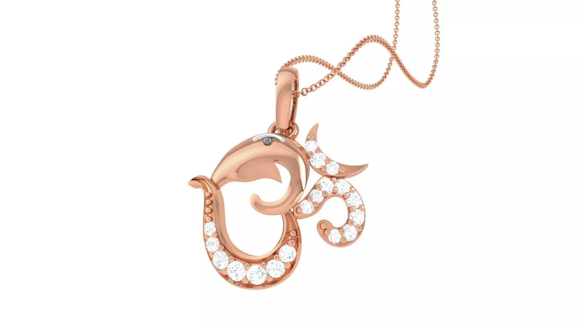 Spiritual Oum Pendant 3D print model_0