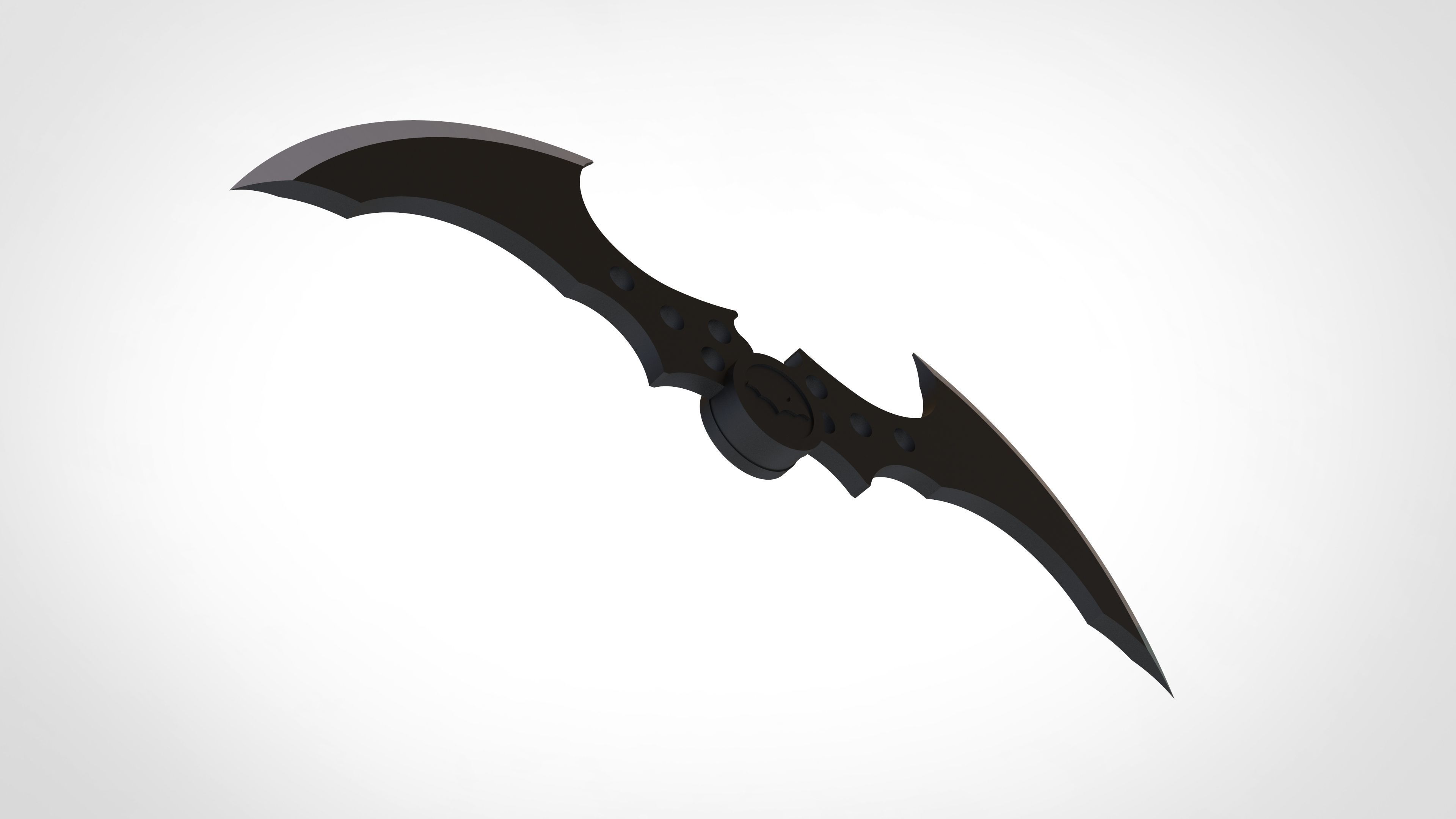 Batarang from the Video Game Batman Arkham City 3D print model_2