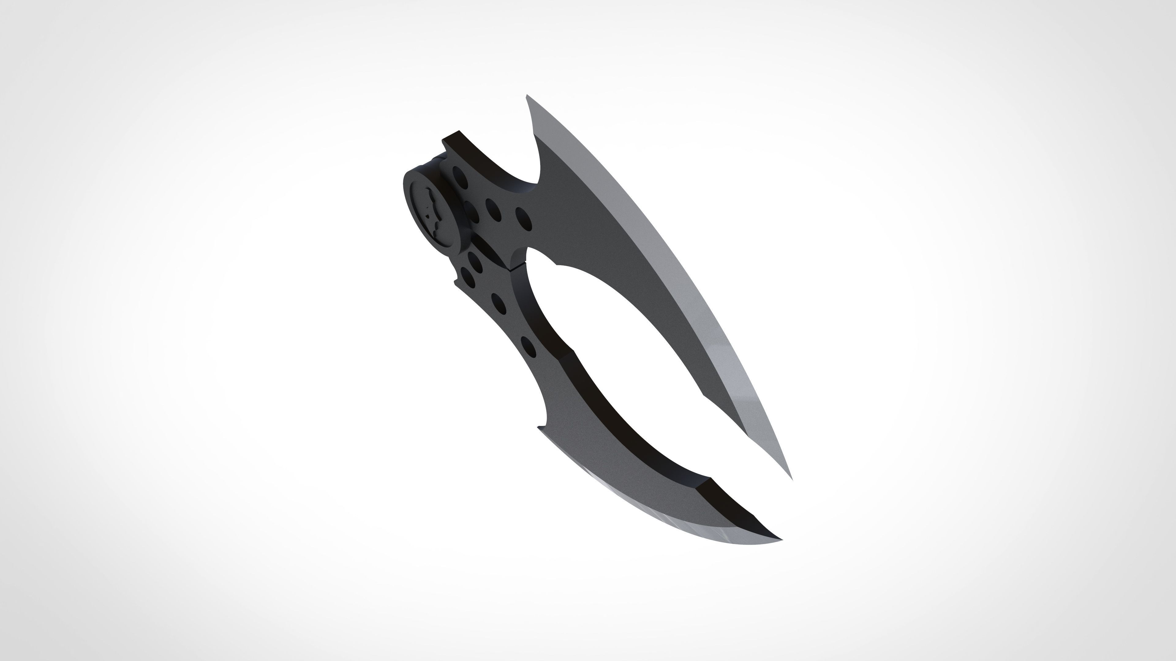 Batarang from the Video Game Batman Arkham City 3D print model_16