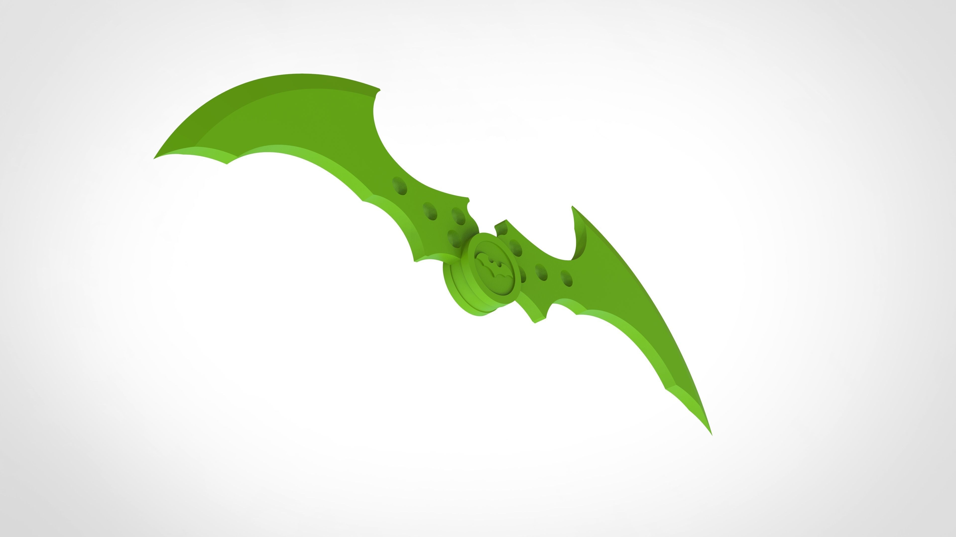 Batarang from the Video Game Batman Arkham City 3D print model_35