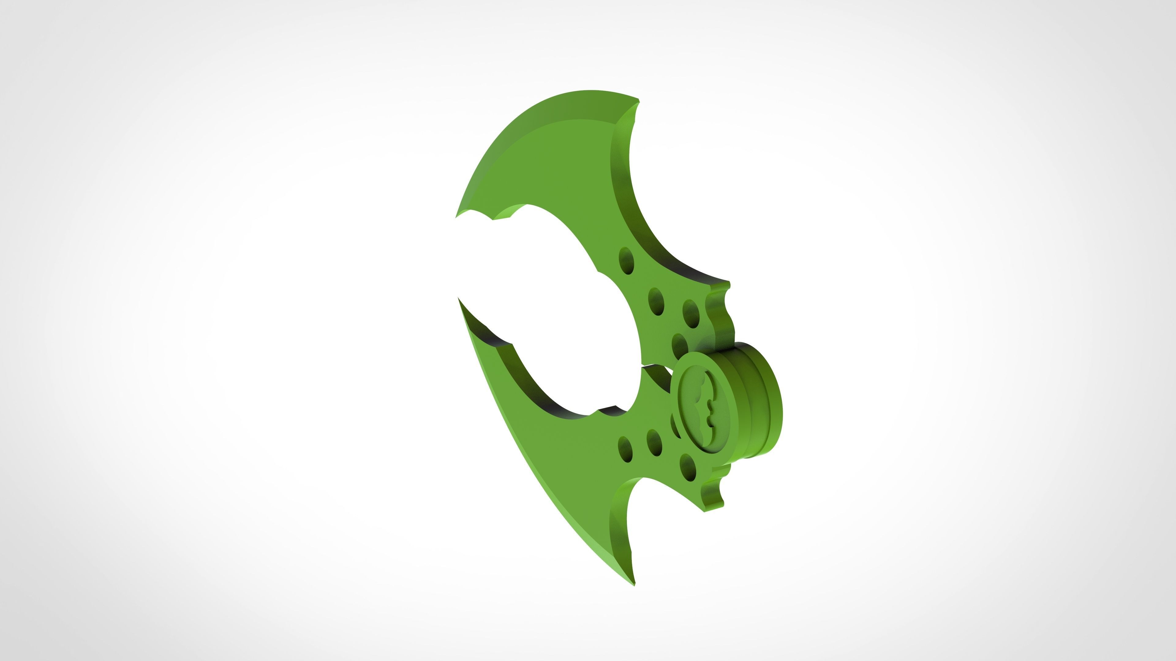 Batarang from the Video Game Batman Arkham City 3D print model_38