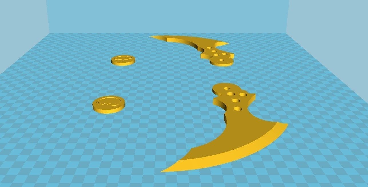 Batarang from the Video Game Batman Arkham City 3D print model_48