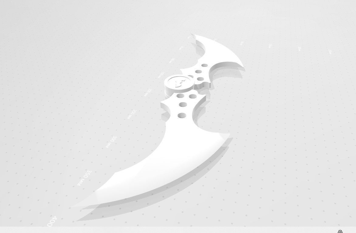 Batarang from the Video Game Batman Arkham City 3D print model_49
