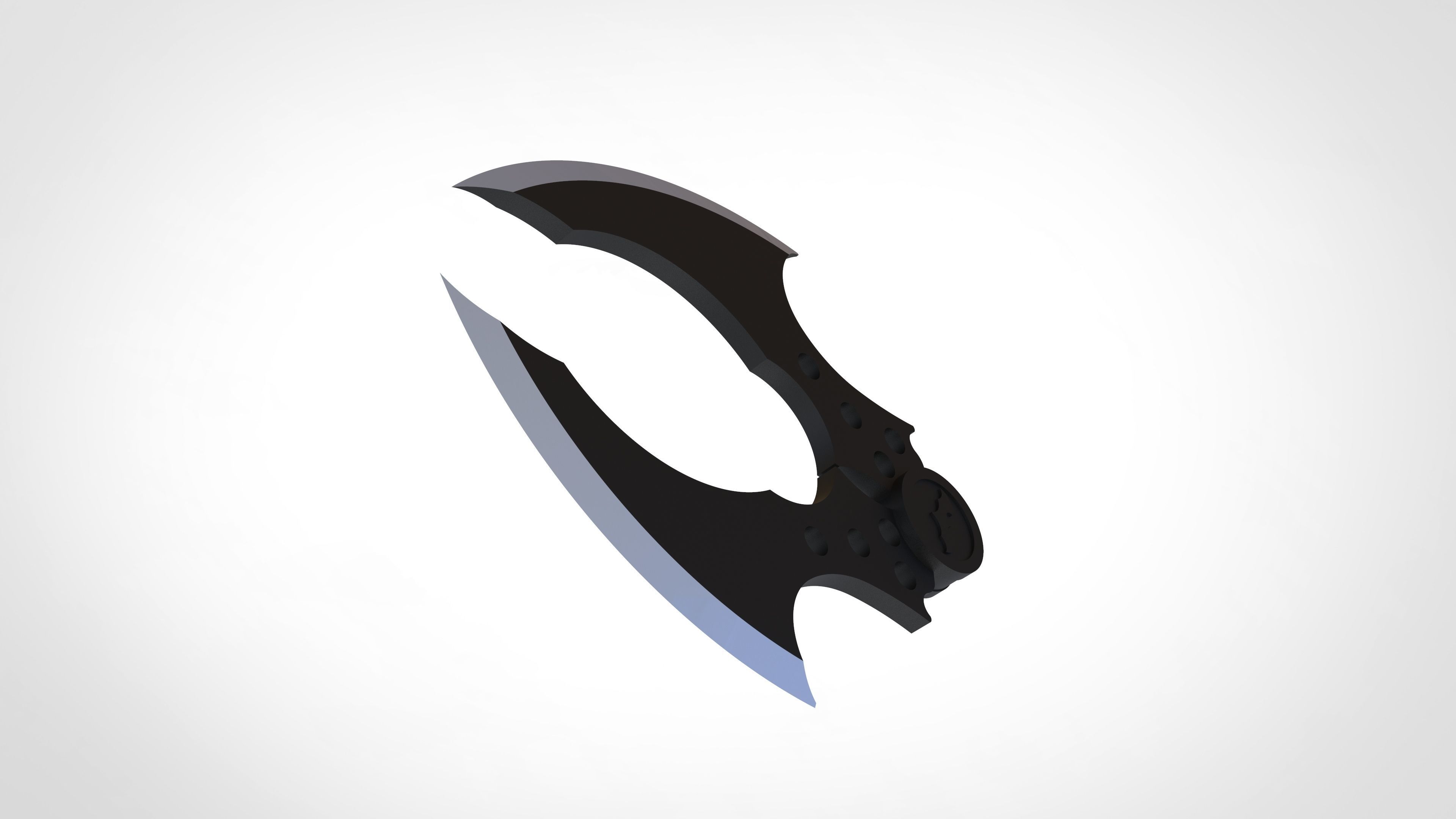 Batarang from the Video Game Batman Arkham City 3D print model_14