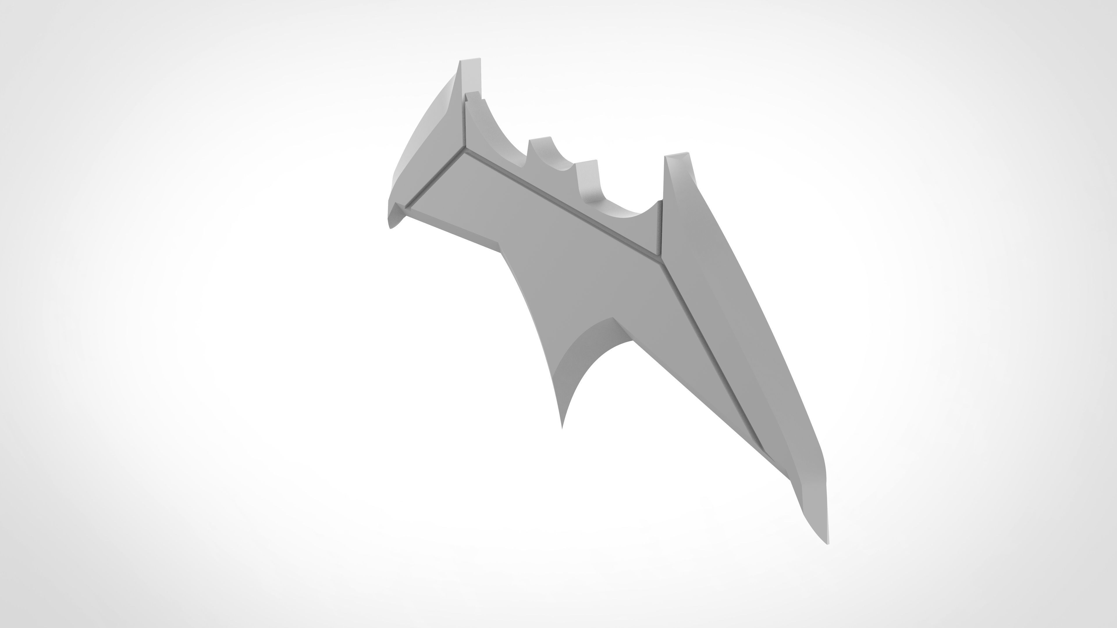 Batarang 1 from the movie Batman vs Superman 3D print model 3D print model_27