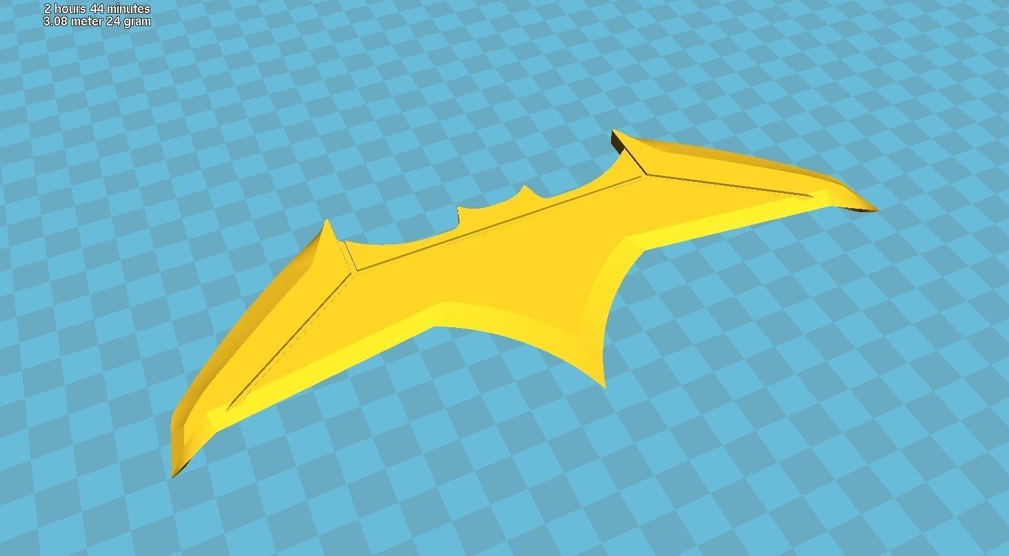 Batarang 1 from the movie Batman vs Superman 3D print model 3D print model_30