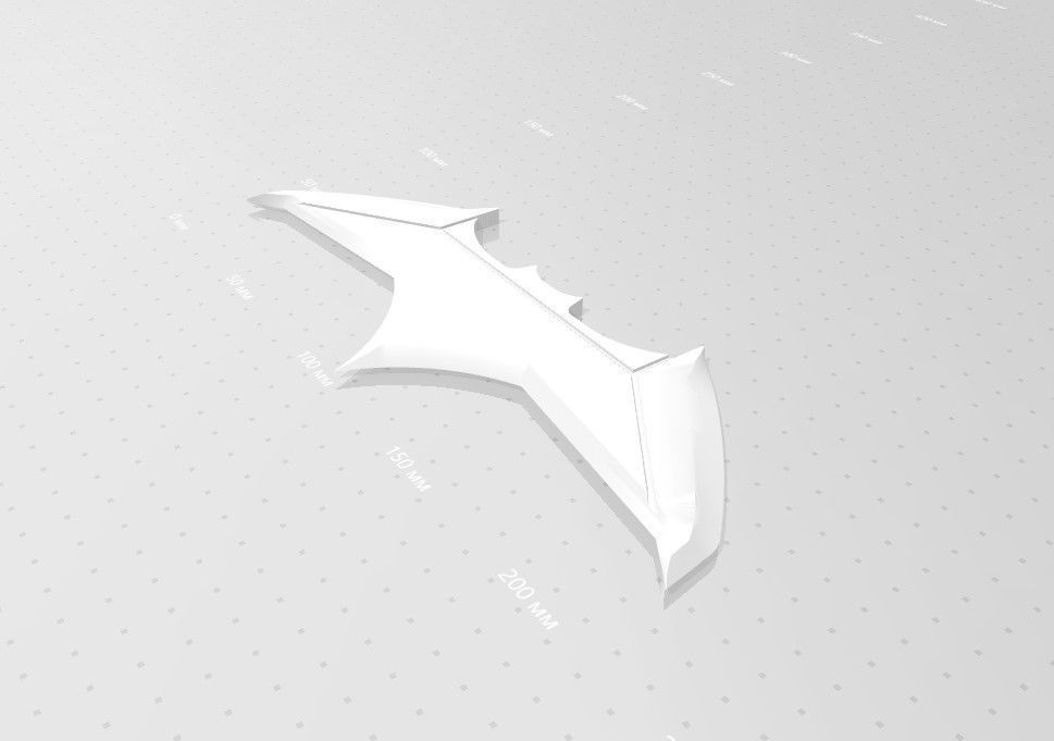 Batarang 1 from the movie Batman vs Superman 3D print model 3D print model_39