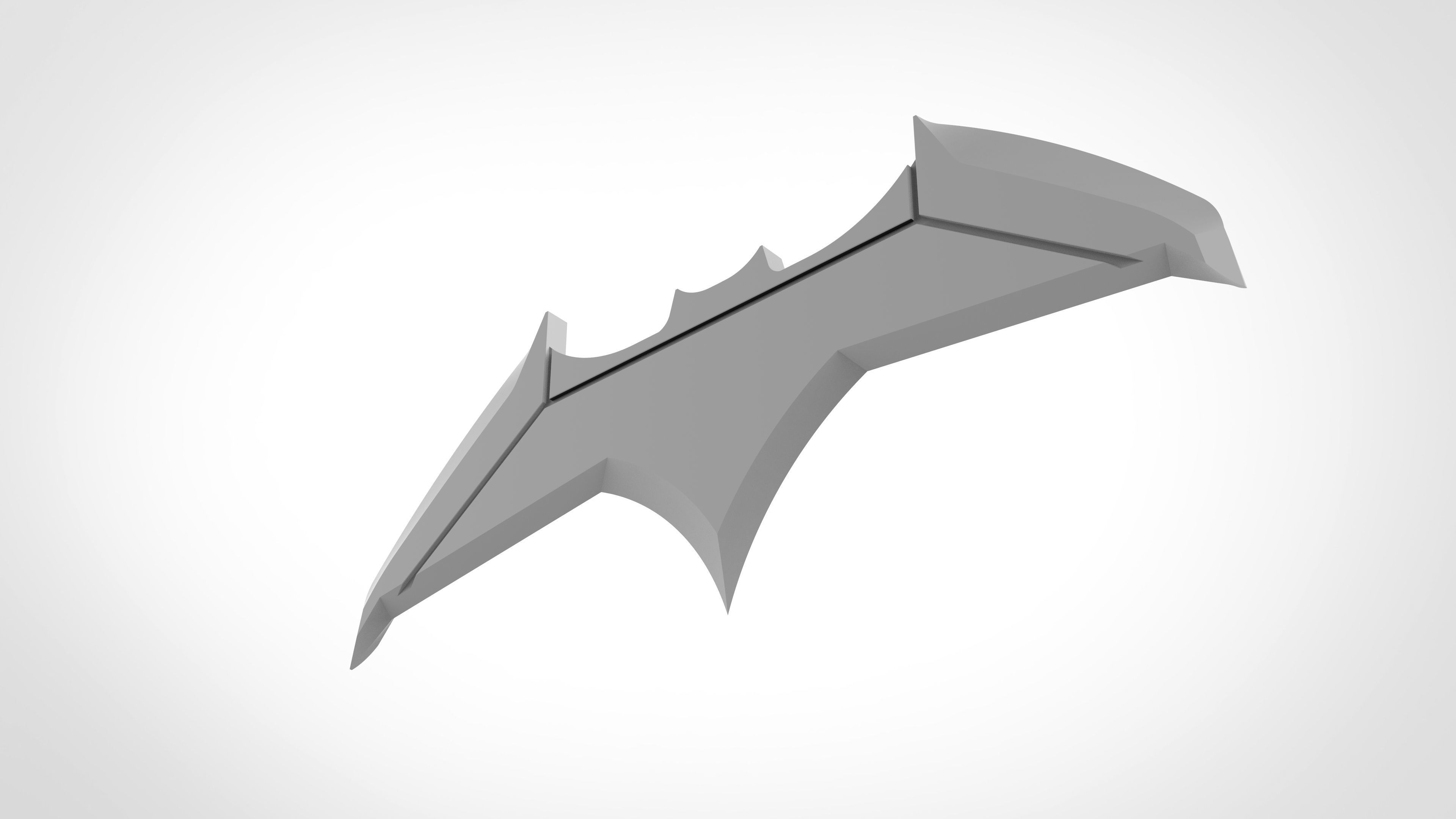 Batarang 1 from the movie Batman vs Superman 3D print model 3D print model_17