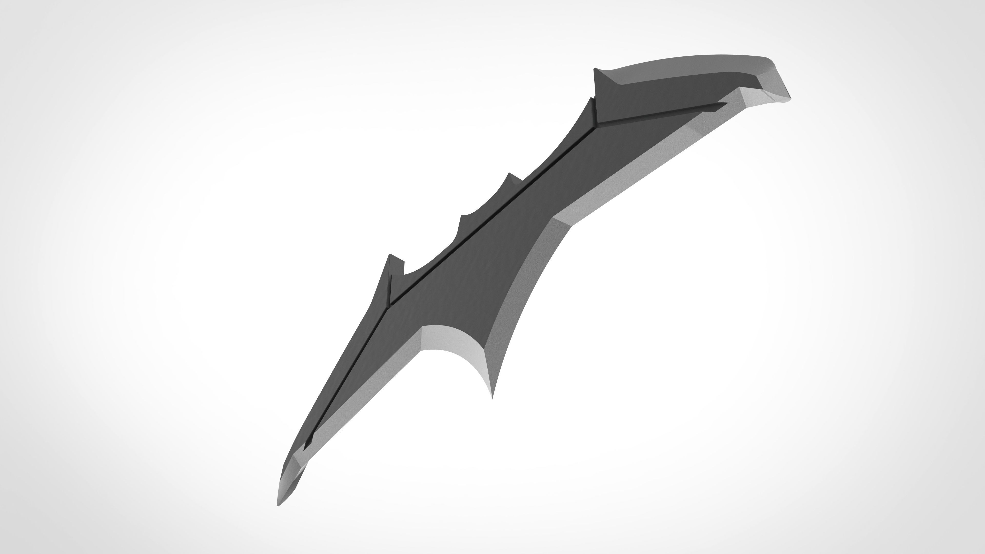 Batarang 1 from the movie Batman vs Superman 3D print model 3D print model_7