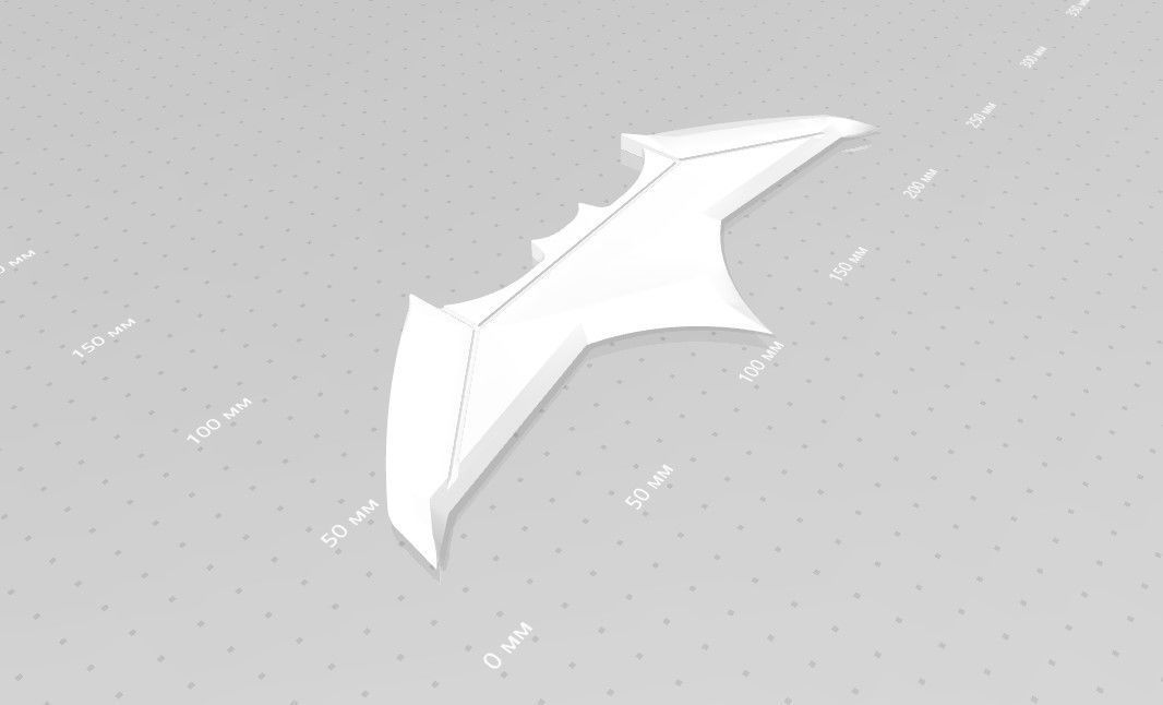 Batarang 1 from the movie Batman vs Superman 3D print model 3D print model_41
