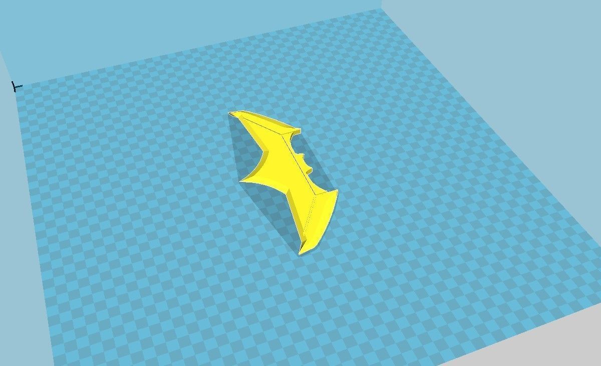 Batarang 1 from the movie Batman vs Superman 3D print model 3D print model_31