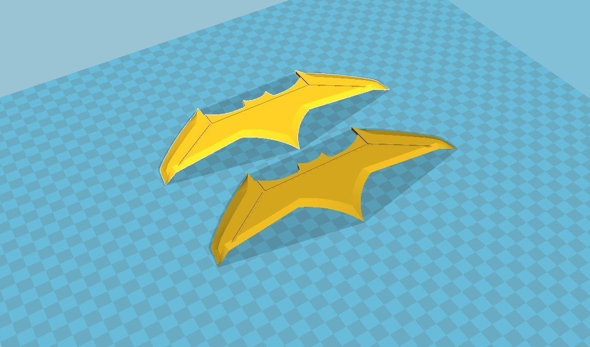 Batarang 1 from the movie Batman vs Superman 3D print model 3D print model_37