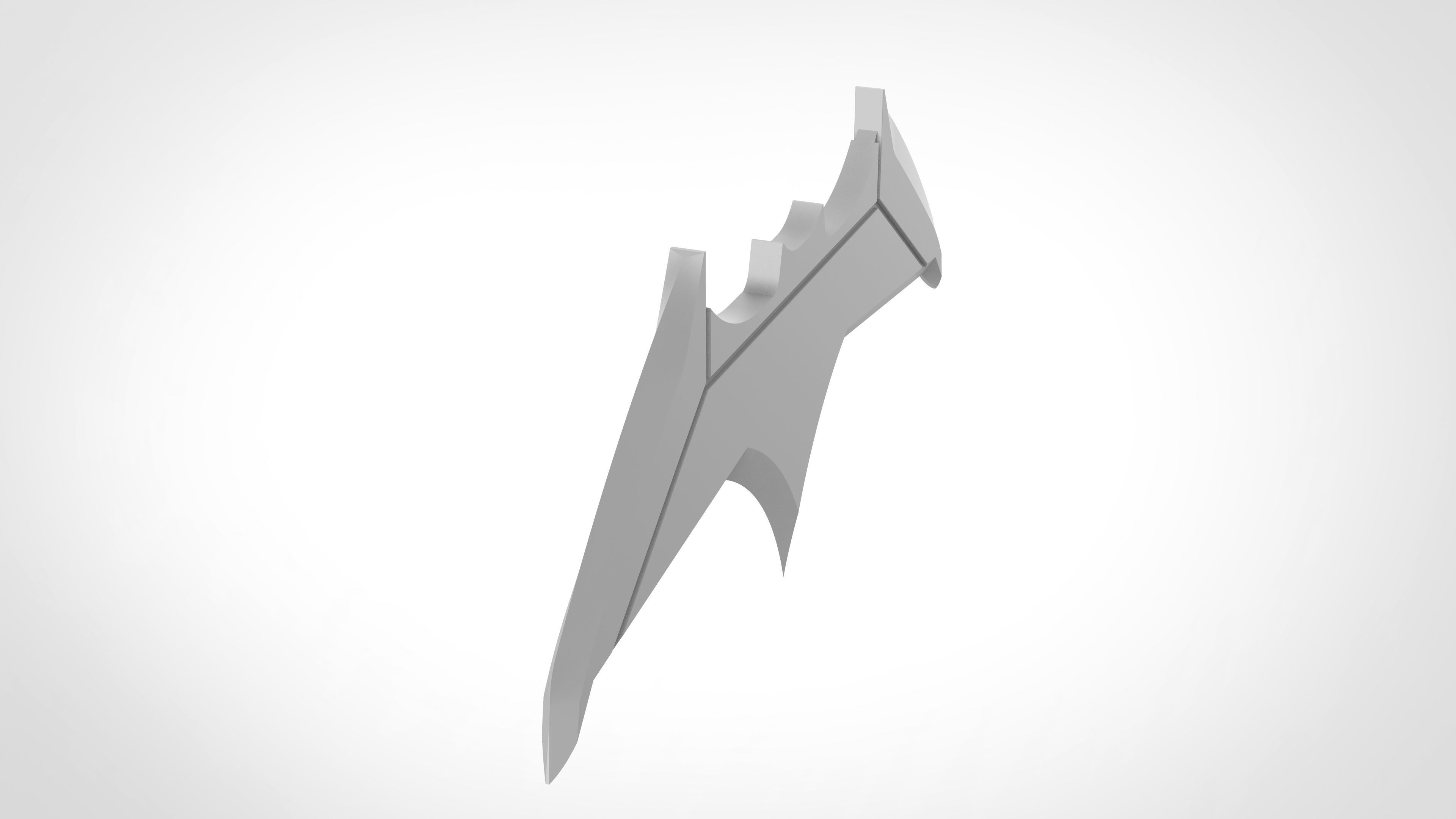 Batarang 1 from the movie Batman vs Superman 3D print model 3D print model_25