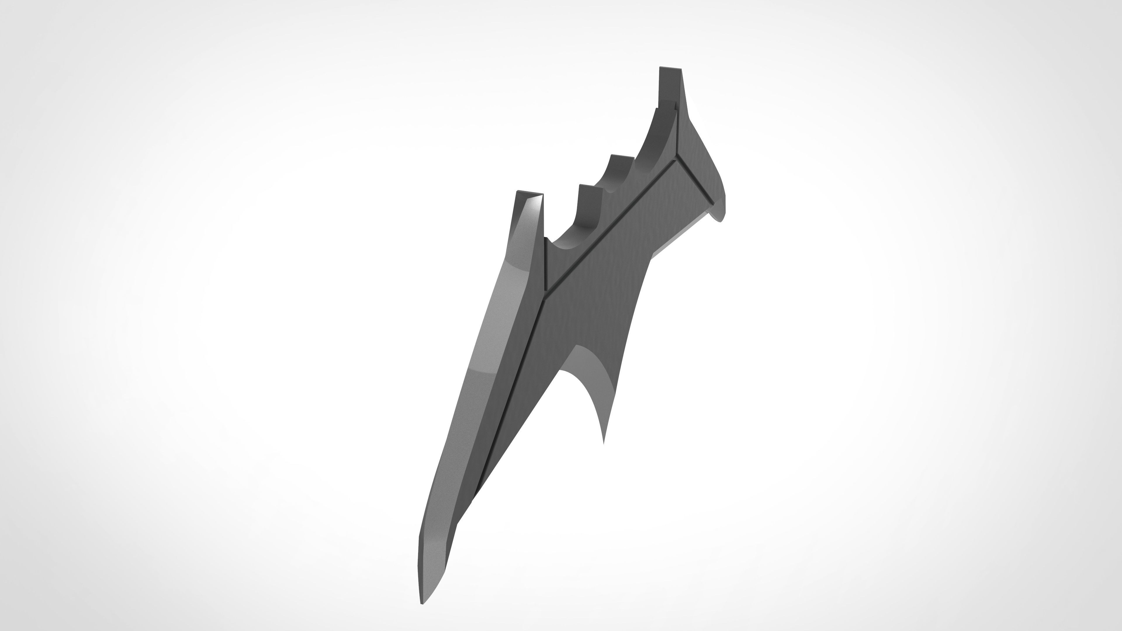 Batarang 1 from the movie Batman vs Superman 3D print model 3D print model_11