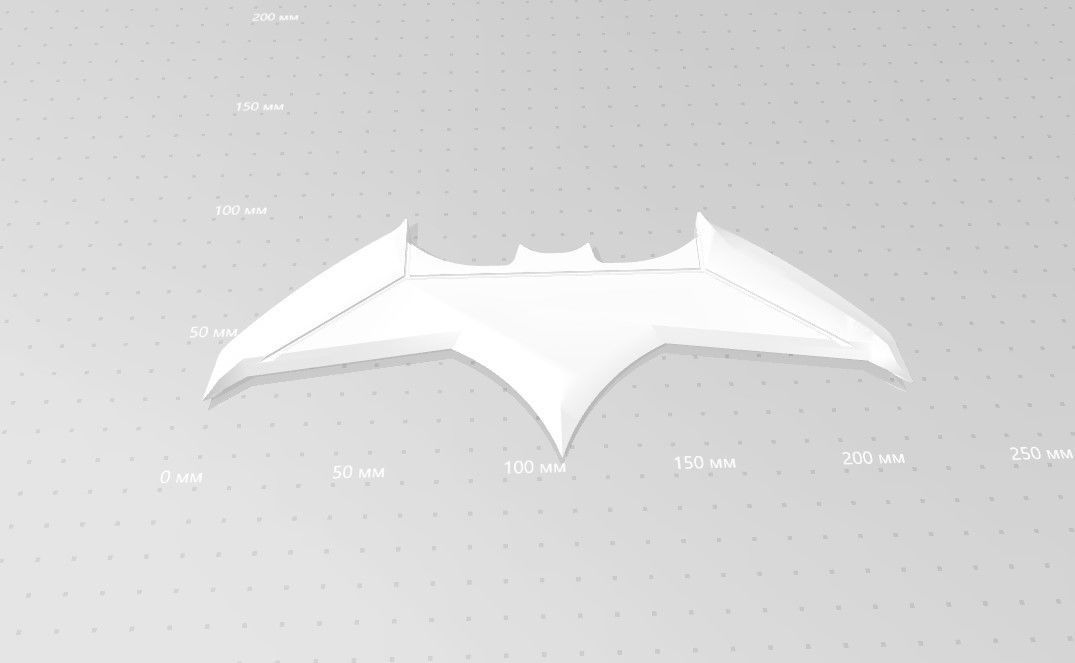 Batarang 1 from the movie Batman vs Superman 3D print model 3D print model_38