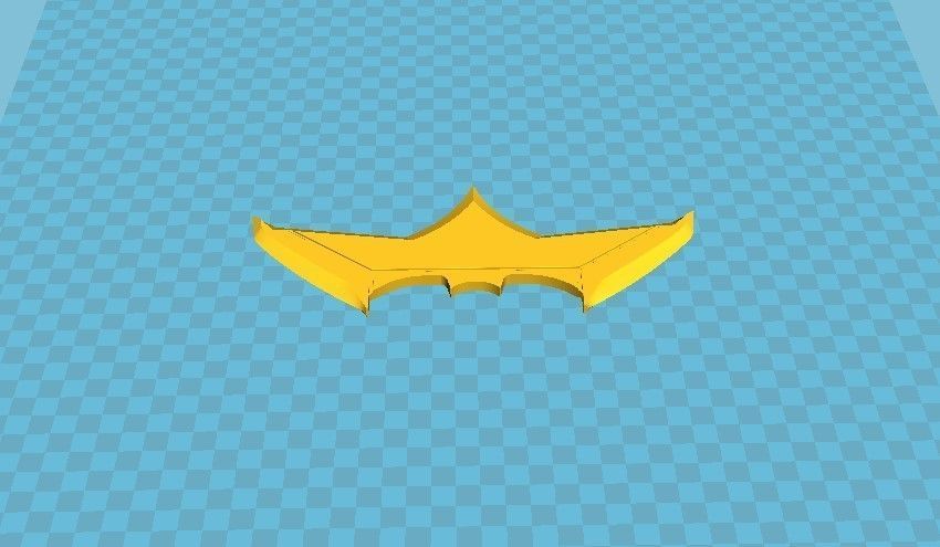 Batarang 1 from the movie Batman vs Superman 3D print model 3D print model_33