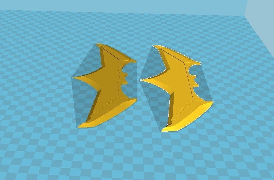 Batarang 1 from the movie Batman vs Superman 3D print model 3D print model_35