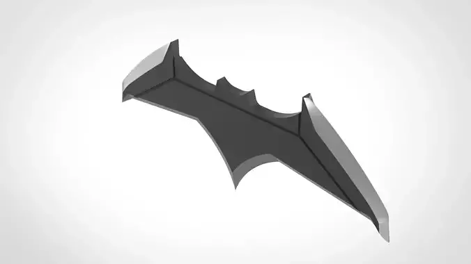 Batarang 1 from the movie Batman vs Superman 3D print model 3D print model
