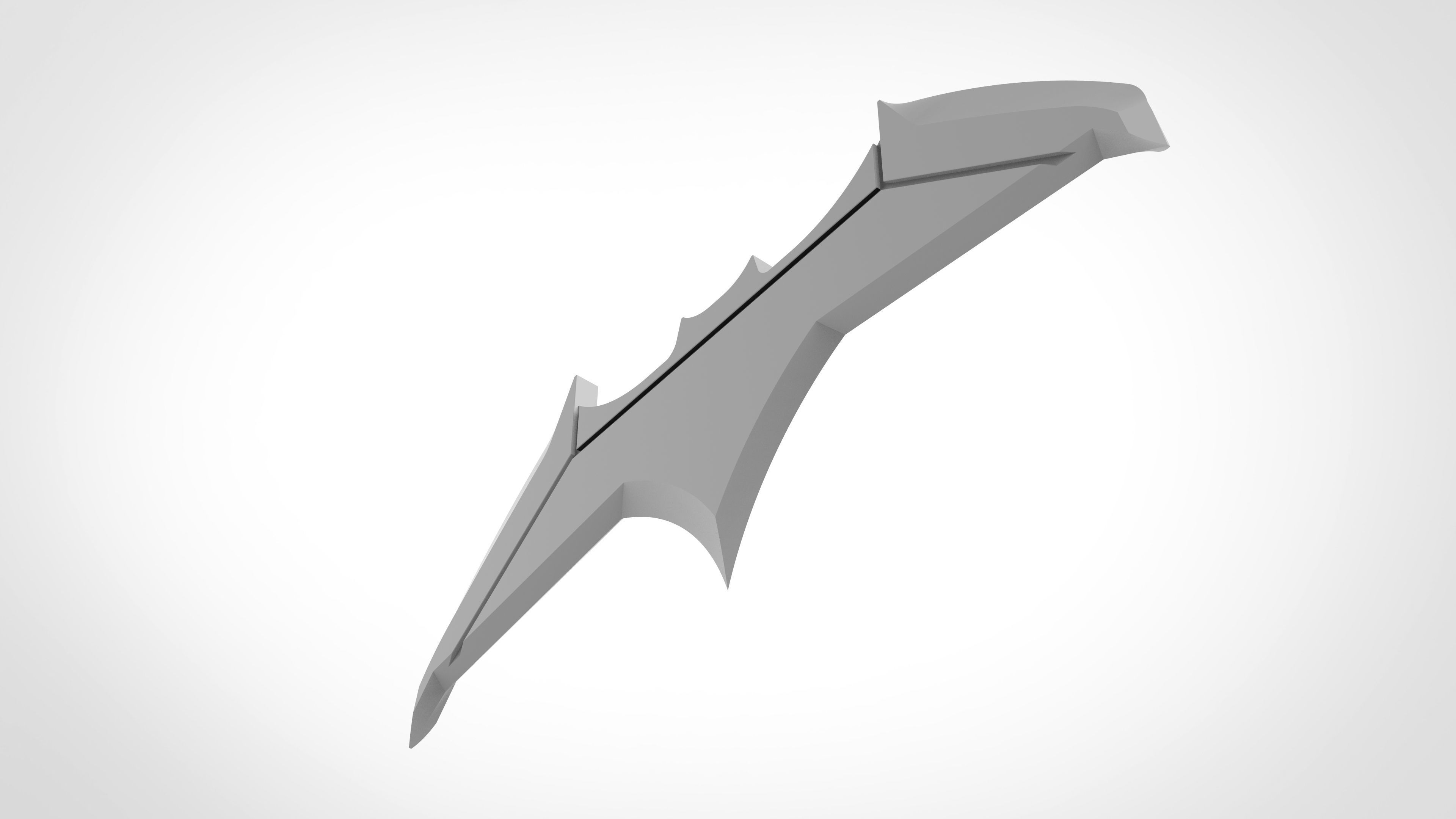 Batarang 1 from the movie Batman vs Superman 3D print model 3D print model_21