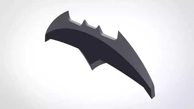 Batarang 2 from the movie Batman vs Superman 3D print model  3D print model