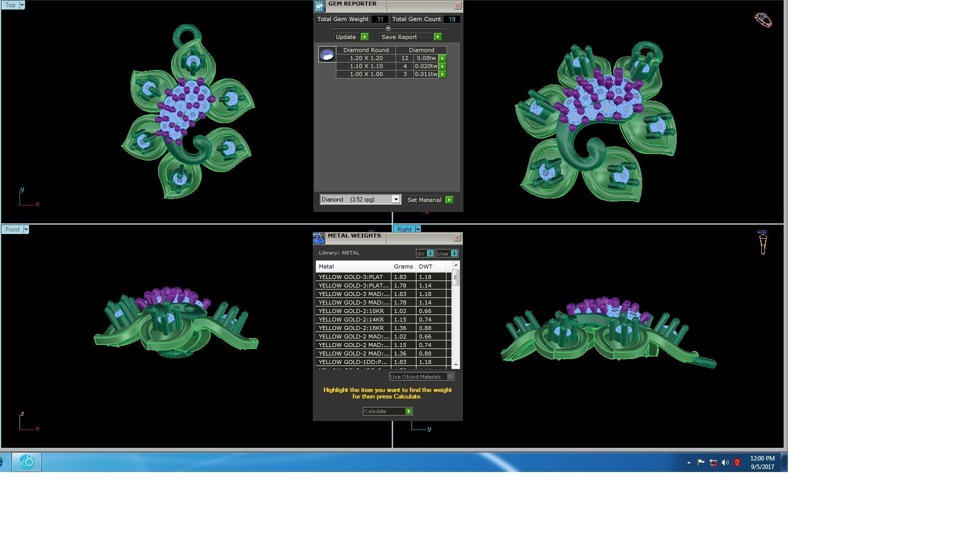 Spiritual Ganesha Pendant  3D print model_3