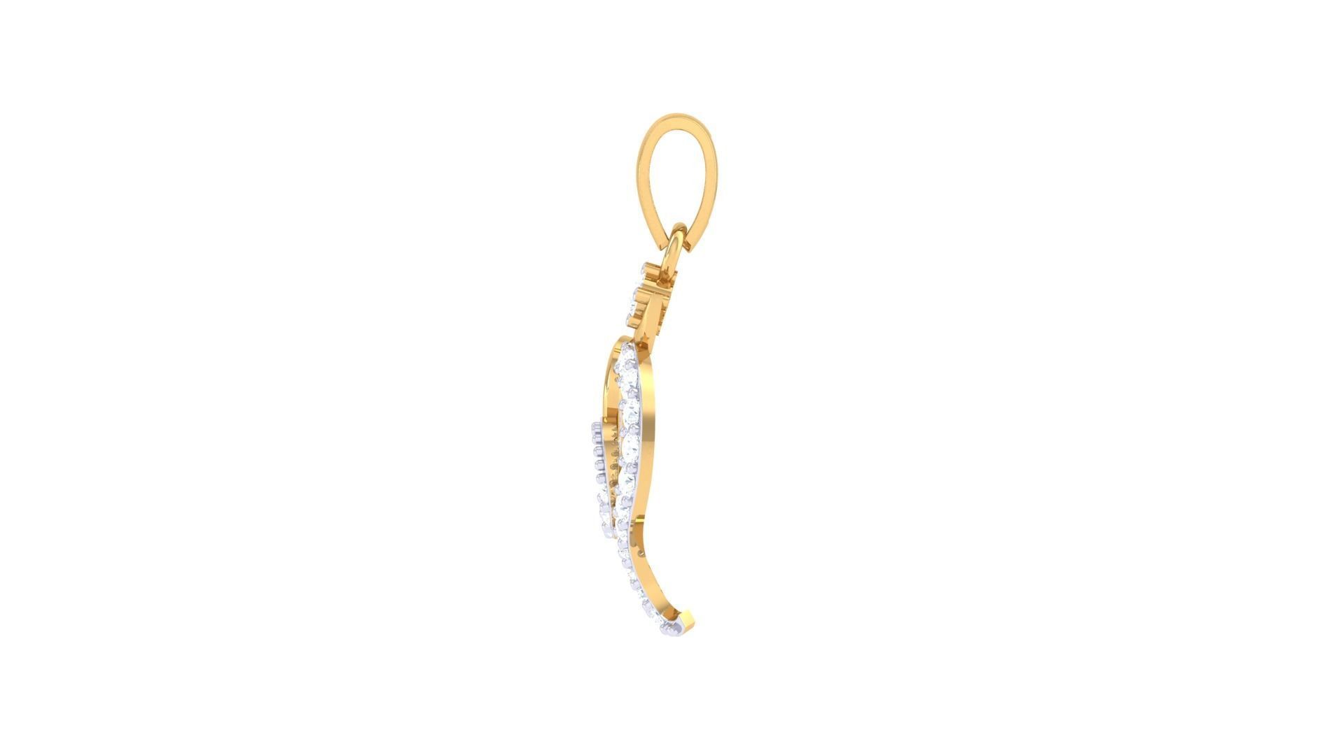 Spiritual Om Pendant 3D print model_14