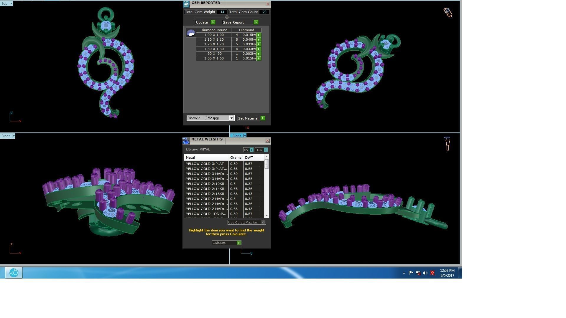 Spiritual Om Pendant 3D print model_3