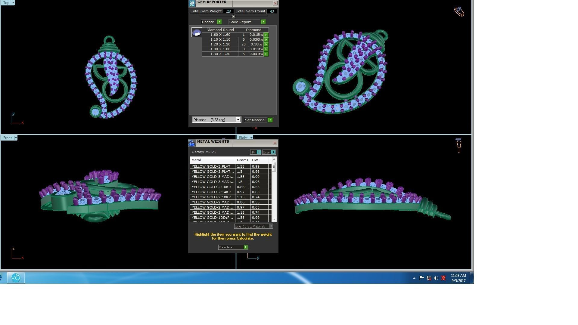 Spiritual Ganesha Pendant 3D print model_4