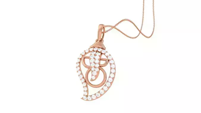 Spiritual Ganesha Pendant 3D print model