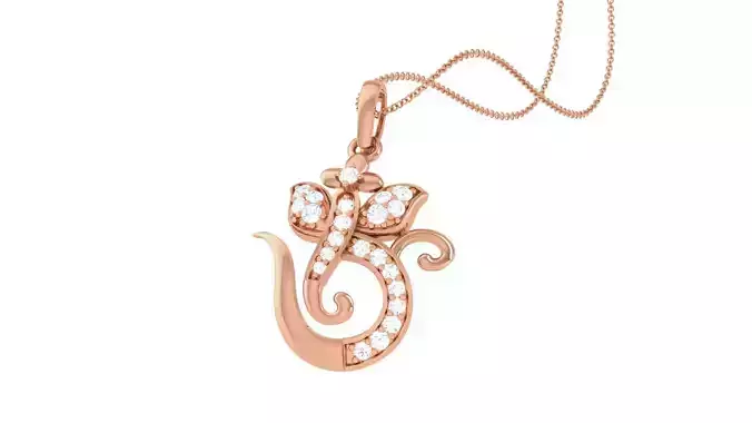 Spiritual Ganesha Pendant 3D print model