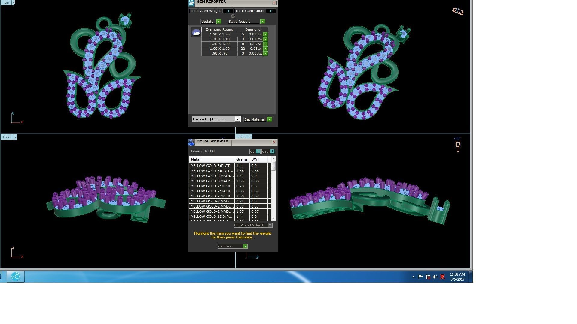 Spiritual Ganesha Pendant 3D print model_3