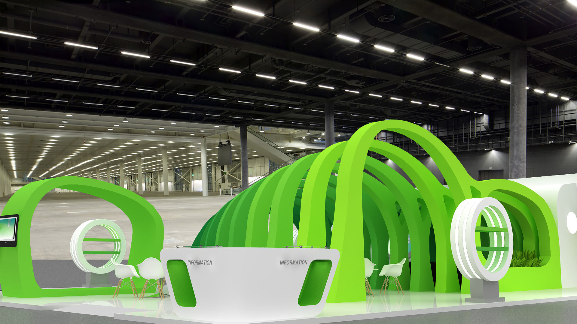 Exhibition design 3D model_6