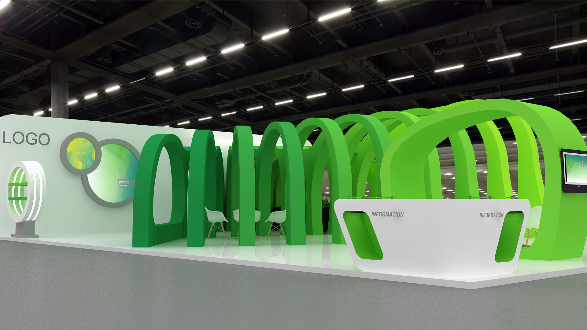 Exhibition design 3D model_9