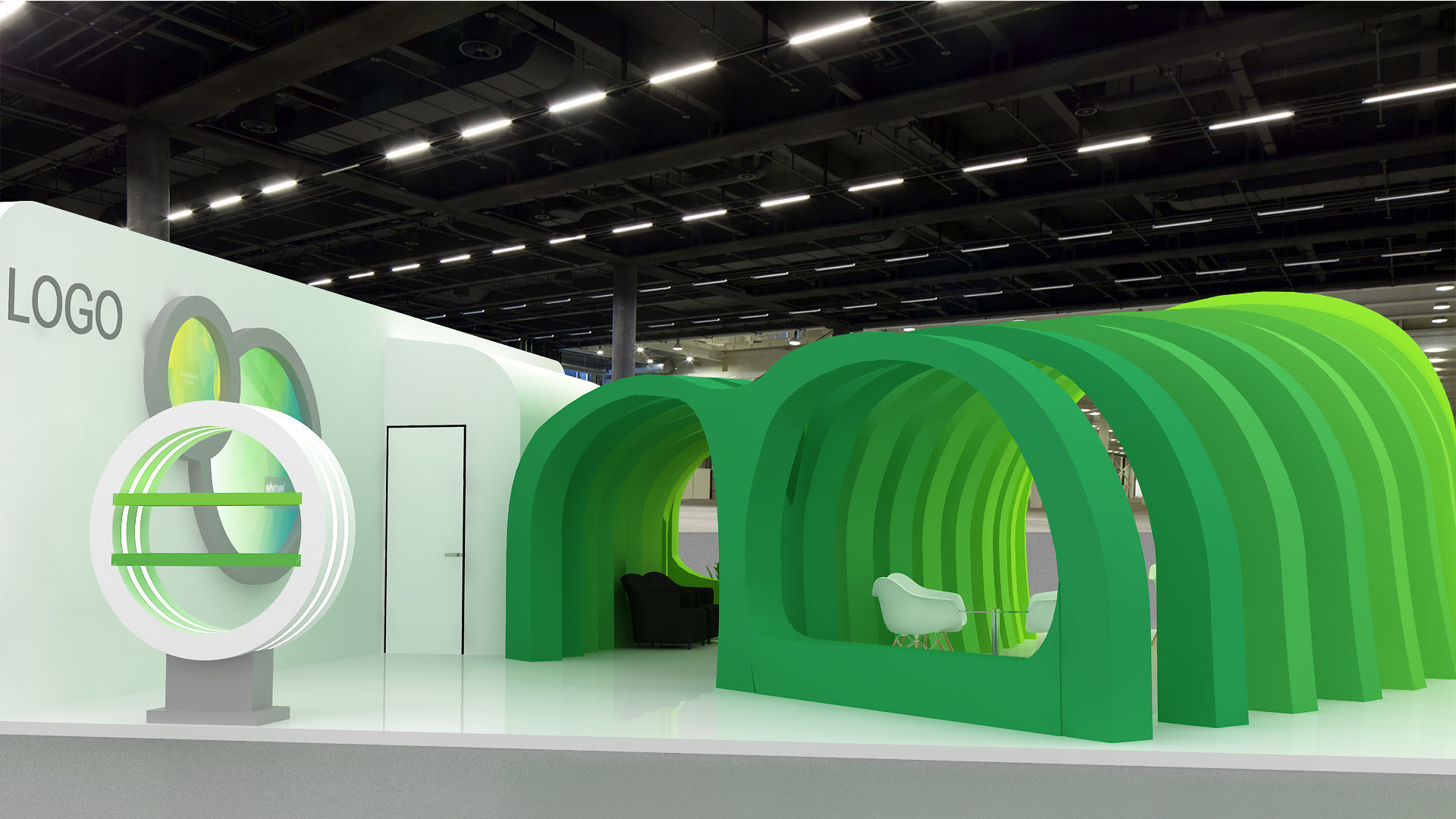 Exhibition design 3D model_10