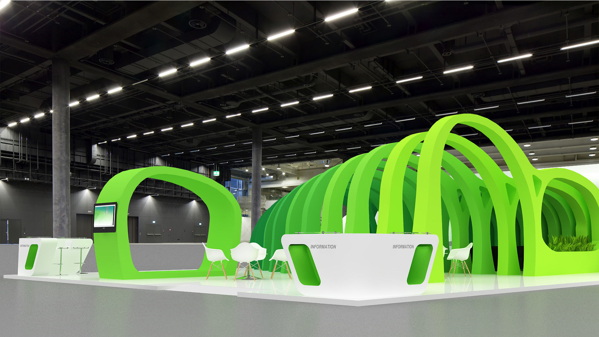 Exhibition design 3D model_11