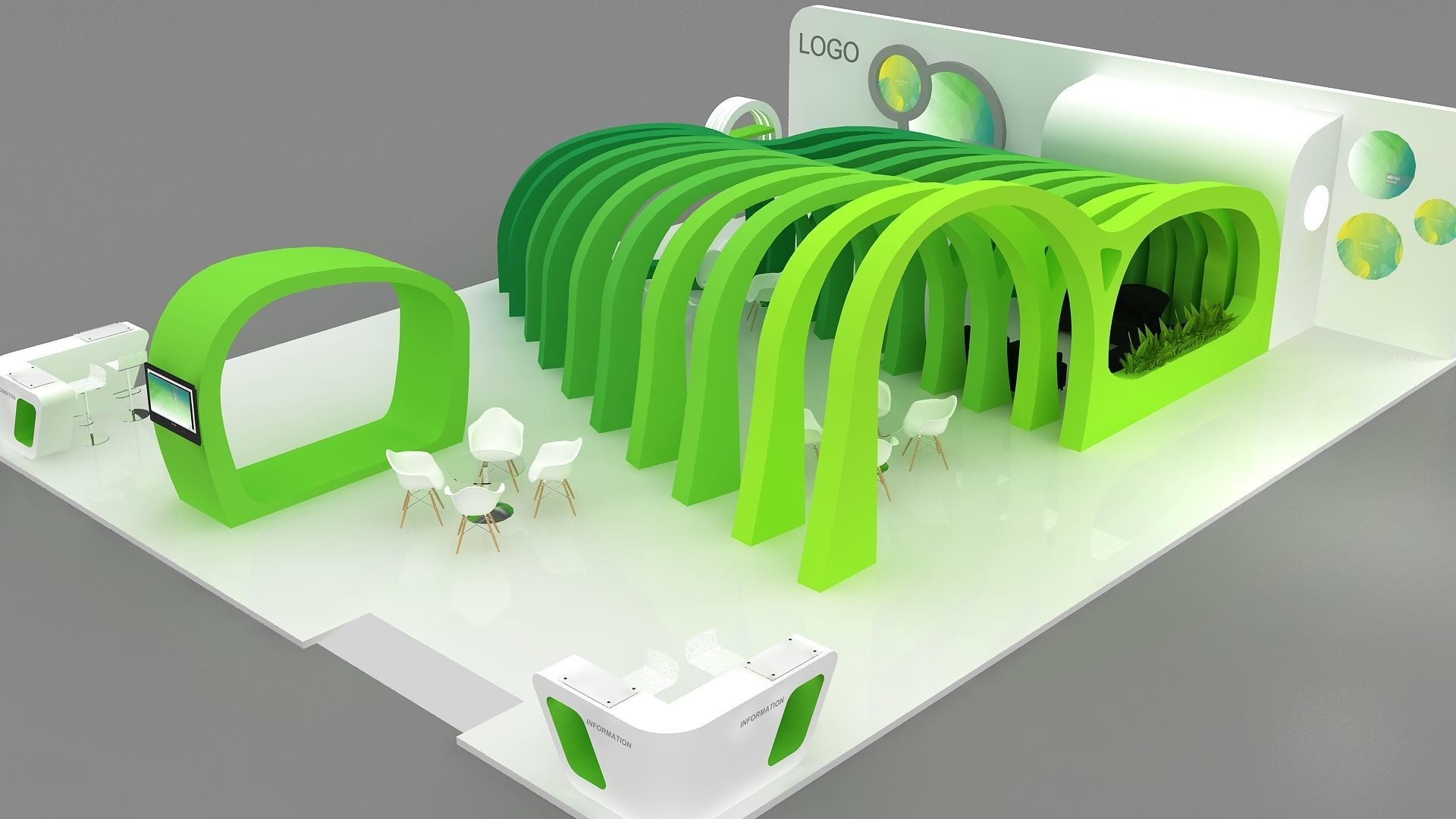 Exhibition design 3D model_13